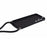 For Samsung Galaxy S24+ TPU Phone Case Rubberized Fiber Inner Lining Protective Shell with Lanyard - Black - 4