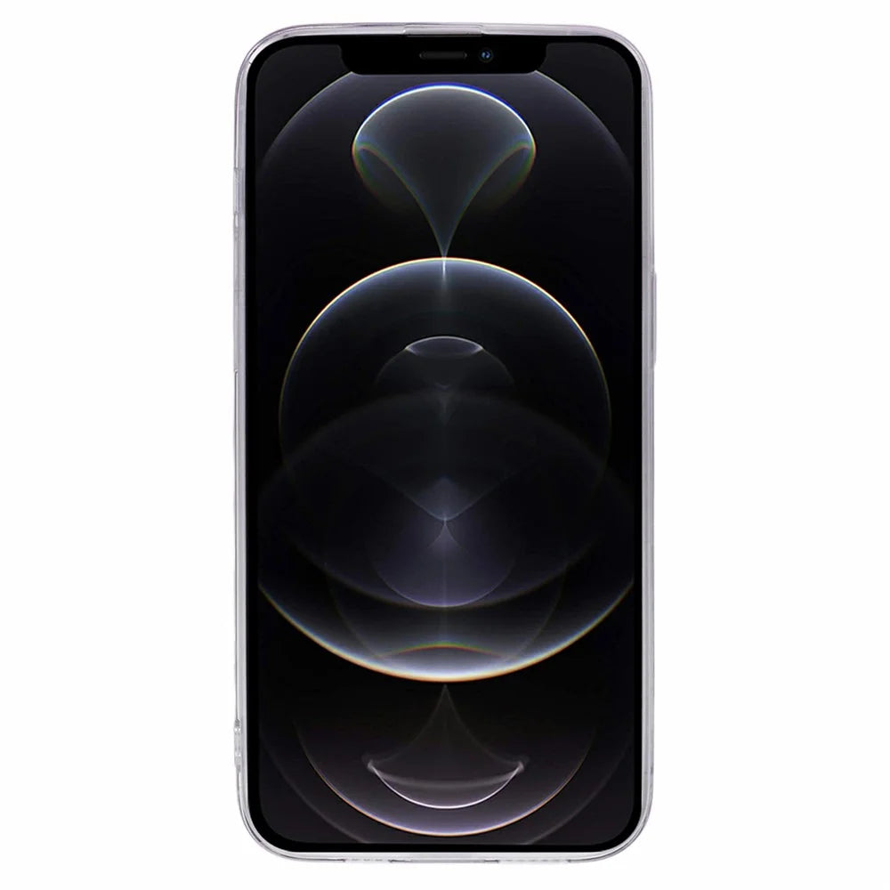 AW Series For iPhone 12 6.1 inch / 12 Pro 6.1 inch Case TPU+PVC Big Rear Lens Hole Phone Protective Shell - Purple - 2