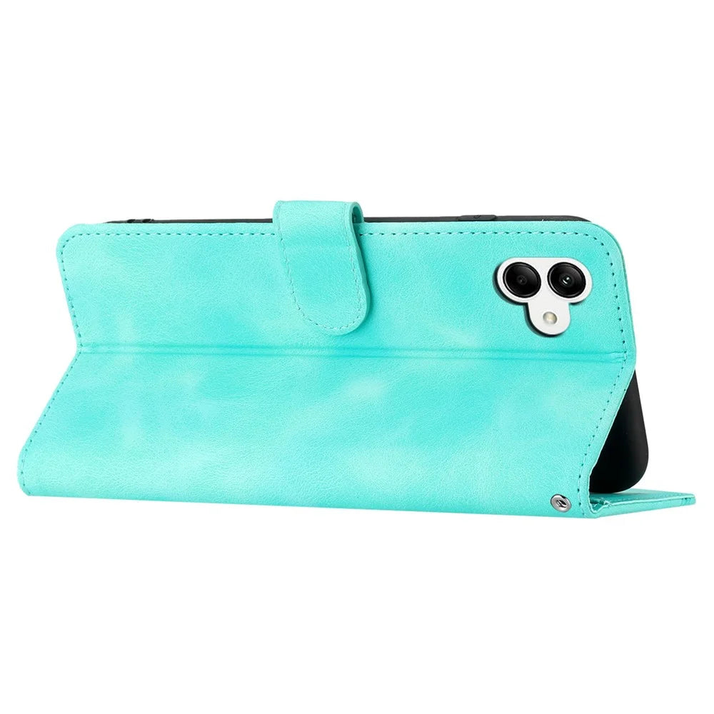 YX0030 For Samsung Galaxy A05 4G Case Wallet Full Protection Phone Cover - Baby Blue - 3