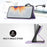 YX0030 For Samsung Galaxy S24 Leather Case Heart Shape Phone Cover - Purple - 6