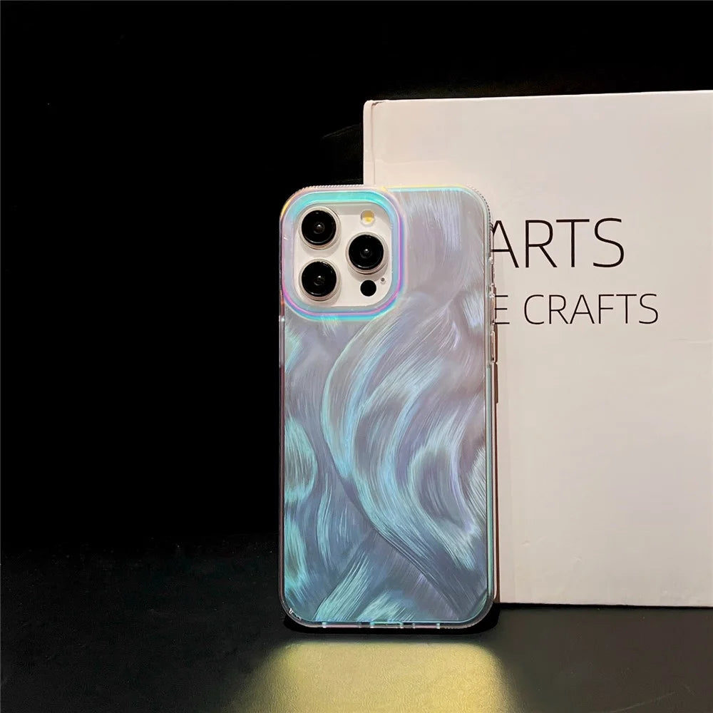 For iPhone 15 Pro Cell Phone Case Creative TPU+PC Anti-drop Back Shell - Style A - 4