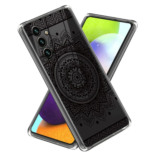 For Samsung Galaxy A25 5G (Global) (161.0 x 76.5 x 8.3mm) TPU Phone Case Anti-Scratch Pattern Printing Cover - Mandala Flower - 1