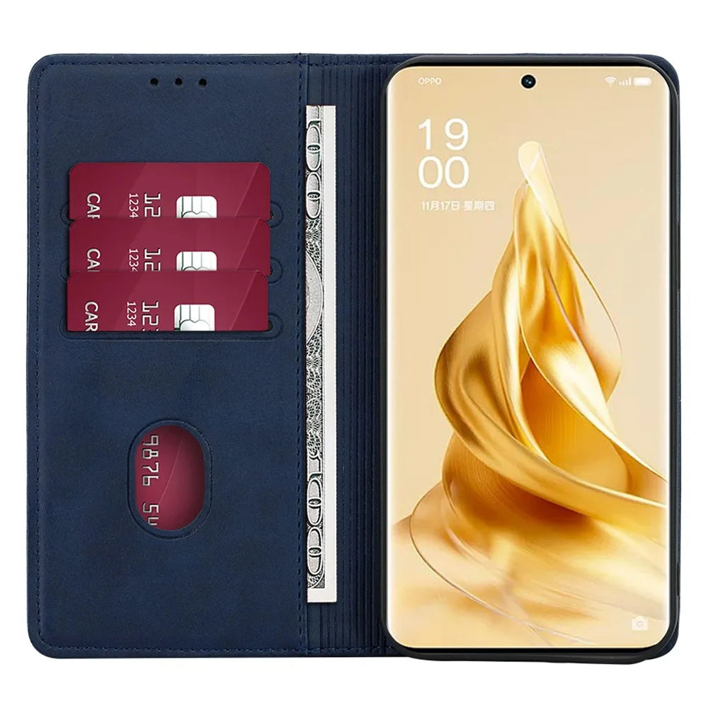 For vivo V29e (Global) 5G Case Full Protection Phone Cover with Wallet Stand - Sapphire - 2