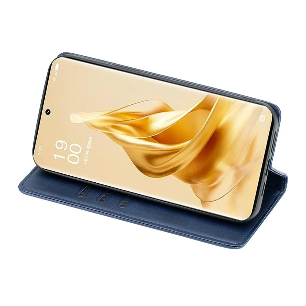 For vivo V29e (Global) 5G Case Full Protection Phone Cover with Wallet Stand - Sapphire - 3