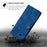 For vivo V29e (Global) 5G Case Leather Phone Cover with Card Holder - Blue - 5