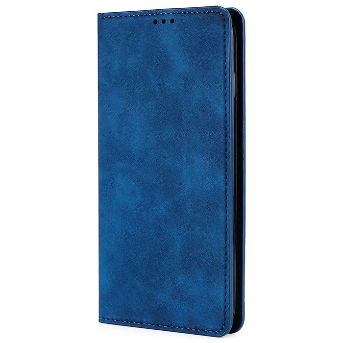 For vivo V29e (Global) 5G Case Leather Phone Cover with Card Holder - Blue - 7
