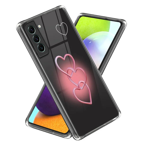 For Samsung Galaxy S24 TPU Case Pattern Printing Anti-scratch Phone Cover - Three-Love - 1