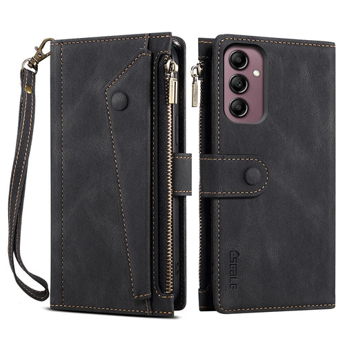 ESEBLE Star Series For Samsung Galaxy A35 5G Case Multifunction Wallet Leather Cover - Black - 1