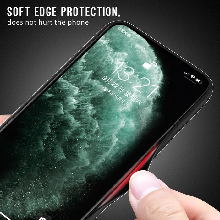 For Samsung Galaxy A35 5G Phone Case Tempered Glass Anti-Scratch Cover - Black - 5