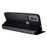 For Cricket Magic 5G / AT&T Propel 5G Leather Case Stand Magnetic Closure Phone Cover - Black - 4