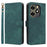 For TECNO Spark Go 2024 4G BG6 / Spark 20C BG7 / Pop 8 Leather Case RFID Blocking Phone Cover - Green - 1