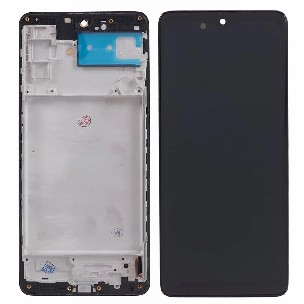 For Samsung Galaxy M51 Grade C OLED Screen and Digitizer Assembly + Frame (without Logo) - 1