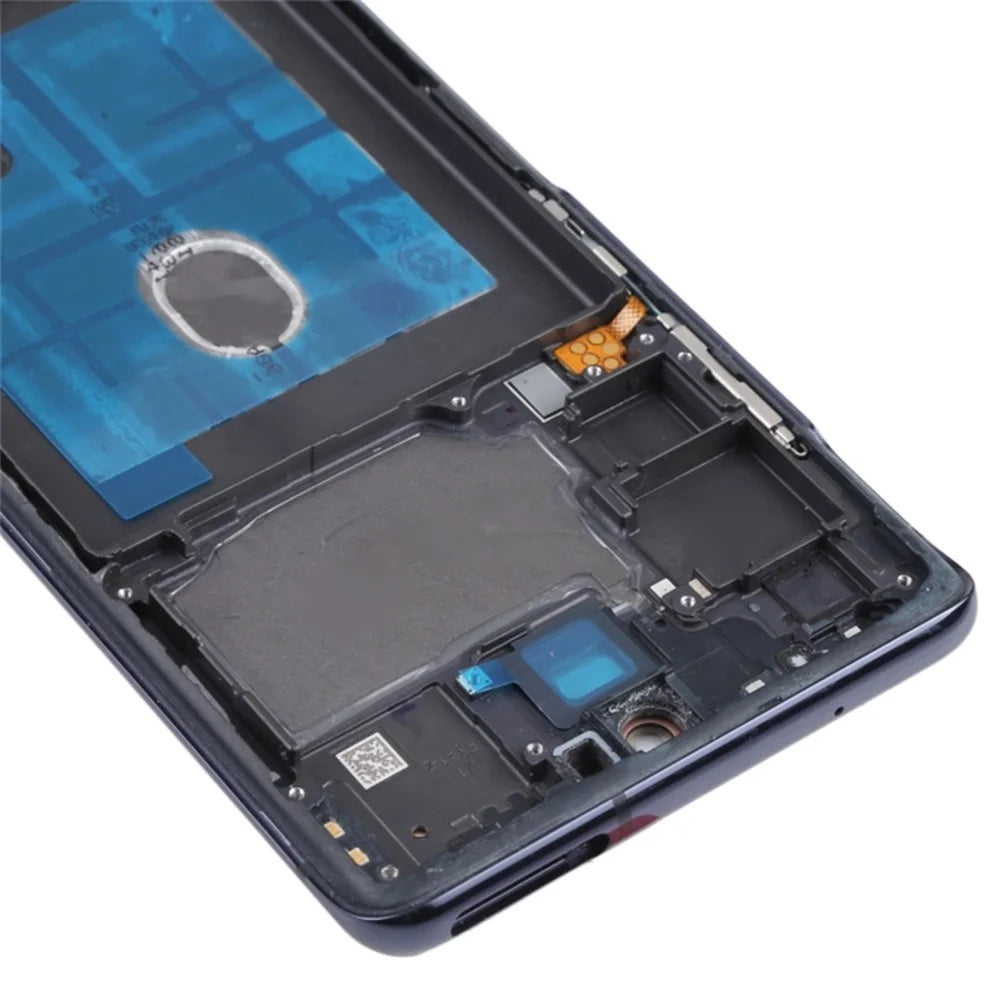 For Samsung Galaxy S20 FE G780  / S20 FE 5G G781 Grade B AMOLED Screen and Digitizer Assembly + Frame (without Logo) - Black - 4