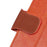 For Samsung Galaxy A35 5G Magnetic Phone Case Nappa Texture Split Leather Shell - Orange - 7