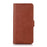 For Samsung Galaxy A35 5G Cell Phone Case Cowhide Texture Shockproof Stand Cover - Brown - 7