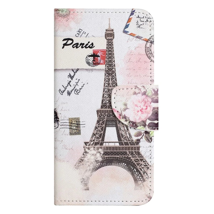 For Samsung Galaxy A35 5G Leather Case Pattern Design Magnetic Folio Phone Cover - Tower - 5