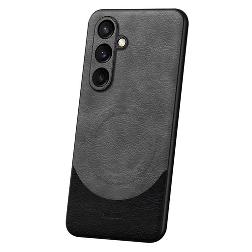SULADA Magnetic Series for Samsung Galaxy S24 Cover Non-Slip Grip Shockproof Phone Back Case - Grey - 1