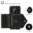 For Samsung Galaxy A05s 4G Case Card Holder Kickstand PU Leather+TPU Cover with Shoulder Strap - Black - 4