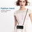 For Samsung Galaxy A05s 4G Case Card Holder Kickstand PU Leather+TPU Cover with Shoulder Strap - Black - 6