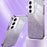 For Samsung Galaxy S24+ Cell Phone Case 6D Electroplating Glitter Powder TPU Cover - Blue - 5