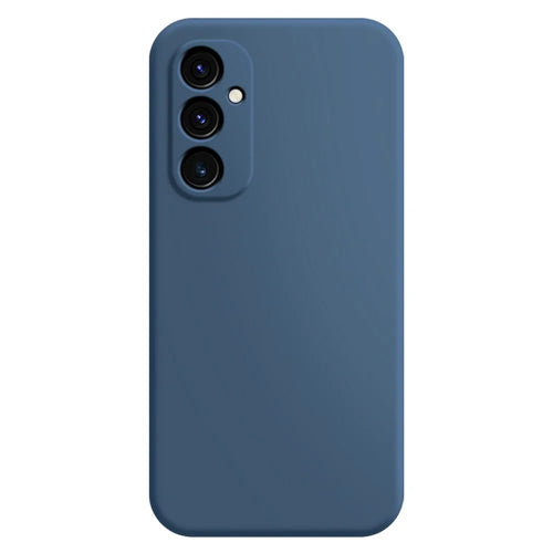 For Samsung Galaxy A15 5G Straight Edge Case Flexible TPU Rubberized Phone Cover - Dark Blue - 1