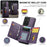 DG.MING M5 Series For Samsung Galaxy S21 Ultra 5G Phone Case Detachable Wallet Kickstand Cover - Purple - 7