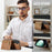 DG.MING M5 Series For Samsung Galaxy S23 FE Phone Case Magnetic Wallet Protective Cover - Brown - 7