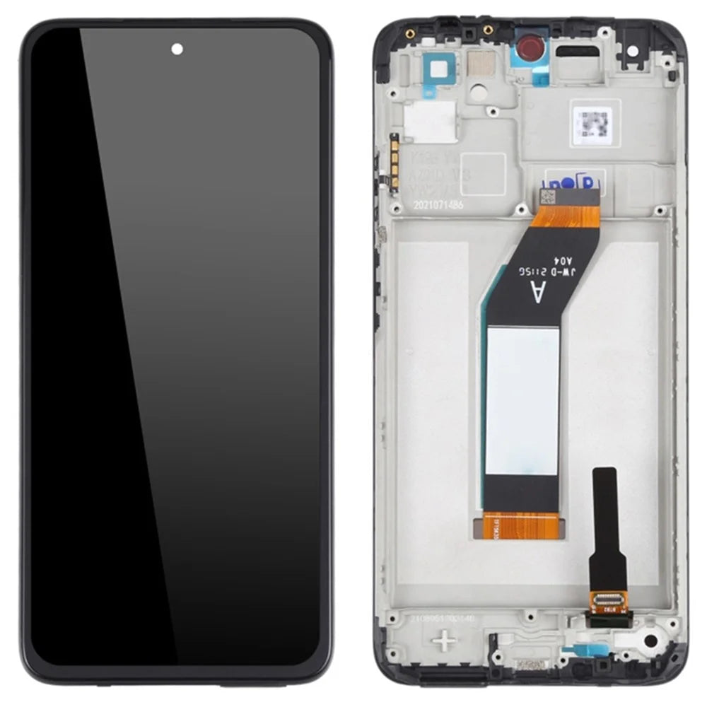 For Xiaomi Redmi 10 Prime Grade C LCD Screen and Digitizer Assembly + Frame (without Logo) - 1