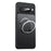 For Google Pixel 8 Pro Case Magnetic Case Ring Kickstand TPU+Acrylic Back Cover - Matte Black - 1