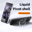 For Google Pixel 8 Pro Case Magnetic Case Ring Kickstand TPU+Acrylic Back Cover - Matte Black - 4
