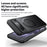 For Google Pixel 8 Pro Case Magnetic Case Ring Kickstand TPU+Acrylic Back Cover - Matte Black - 7