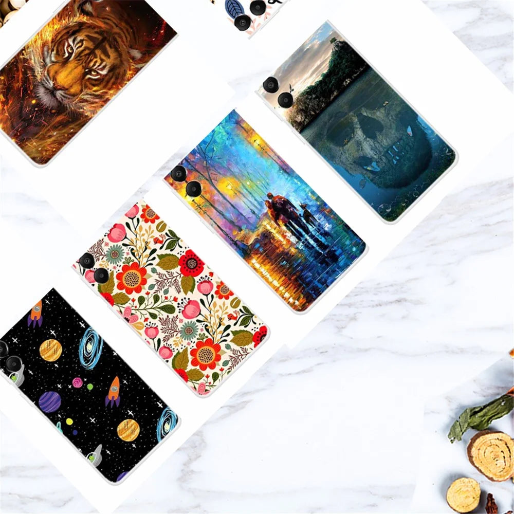 For Samsung Galaxy A05s 4G Case Pattern Printing Soft TPU Mobile Phone Back Cover - Stars and Girl - 4