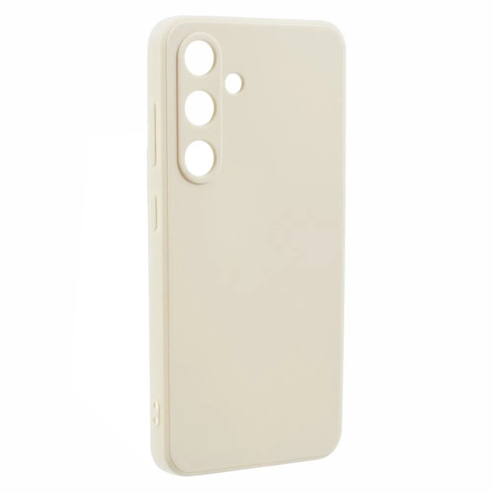 For Samsung Galaxy S24 TPU Case Straight Edge Camera Protection Phone Cover - White - 3