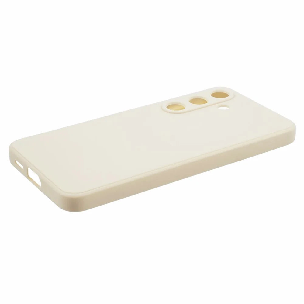 For Samsung Galaxy S24 TPU Case Straight Edge Camera Protection Phone Cover - White - 4