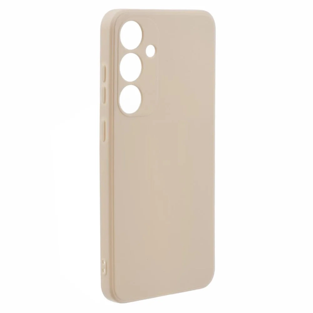 For Samsung Galaxy S24+ Phone Case Straight Edge Slim Design TPU Cover - White - 3