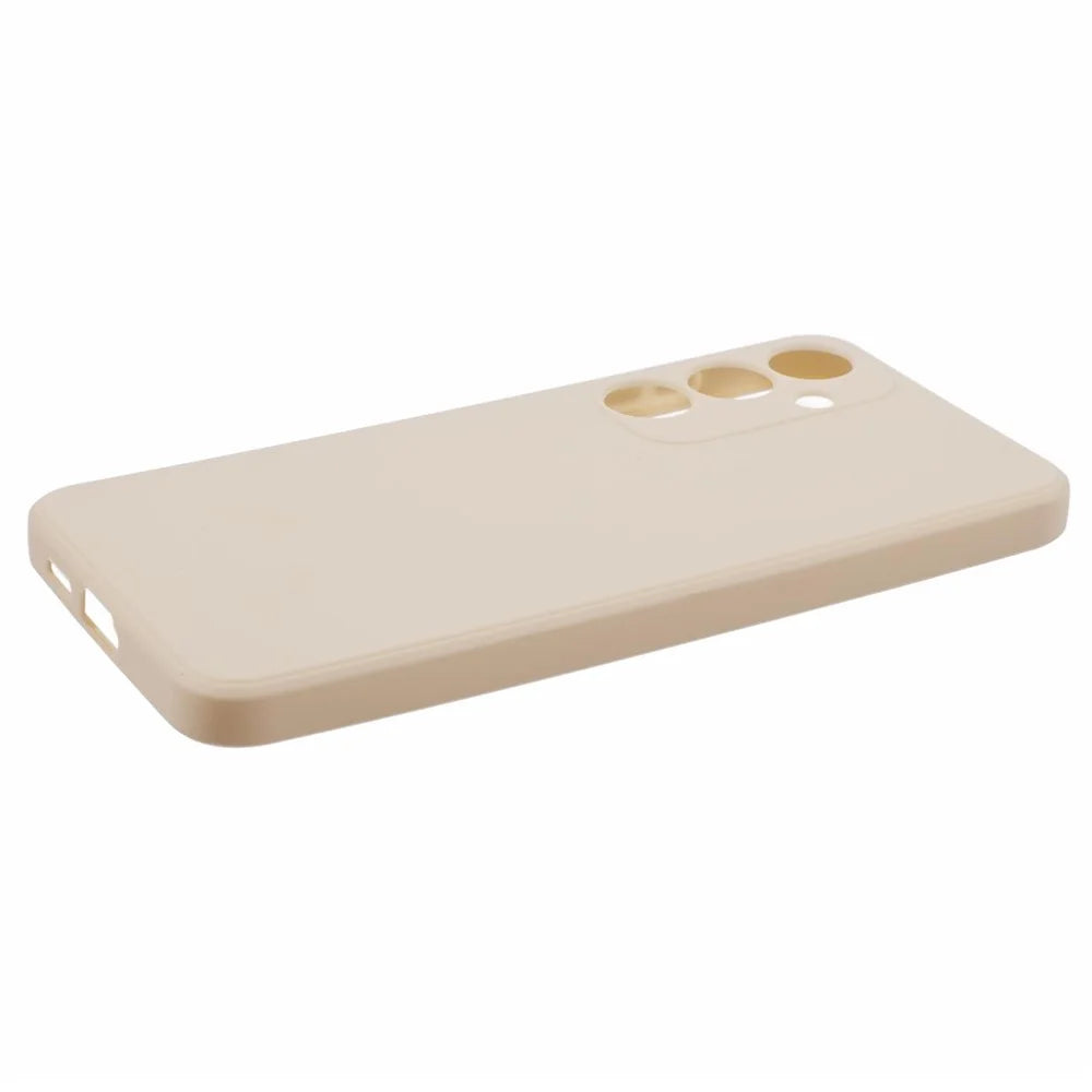For Samsung Galaxy S24+ Phone Case Straight Edge Slim Design TPU Cover - White - 4