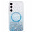 JTW Series For Samsung Galaxy S24+ Magnetic Case Sparkle Epoxy TPU+Acrylic Phone Protector - Blue - 1