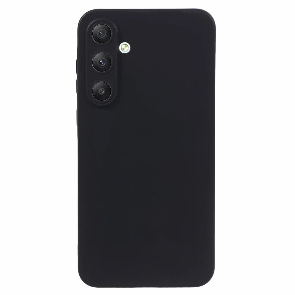 For Samsung Galaxy A35 5G Case Precise Cutouts Anti-scratch TPU Cover - Black - 1