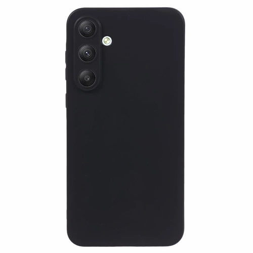 For Samsung Galaxy A35 5G Case Precise Cutouts Anti-scratch TPU Cover - Black - 1
