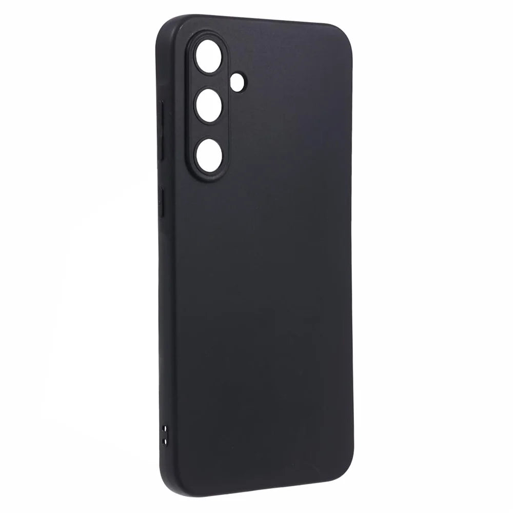 For Samsung Galaxy A35 5G Case Precise Cutouts Anti-scratch TPU Cover - Black - 3