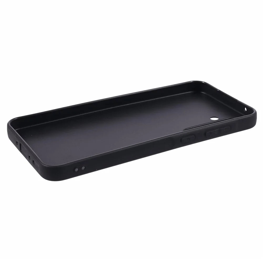For Samsung Galaxy A35 5G Case Precise Cutouts Anti-scratch TPU Cover - Black - 5