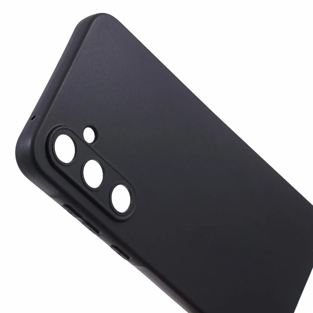 For Samsung Galaxy A35 5G Case Precise Cutouts Anti-scratch TPU Cover - Black - 6