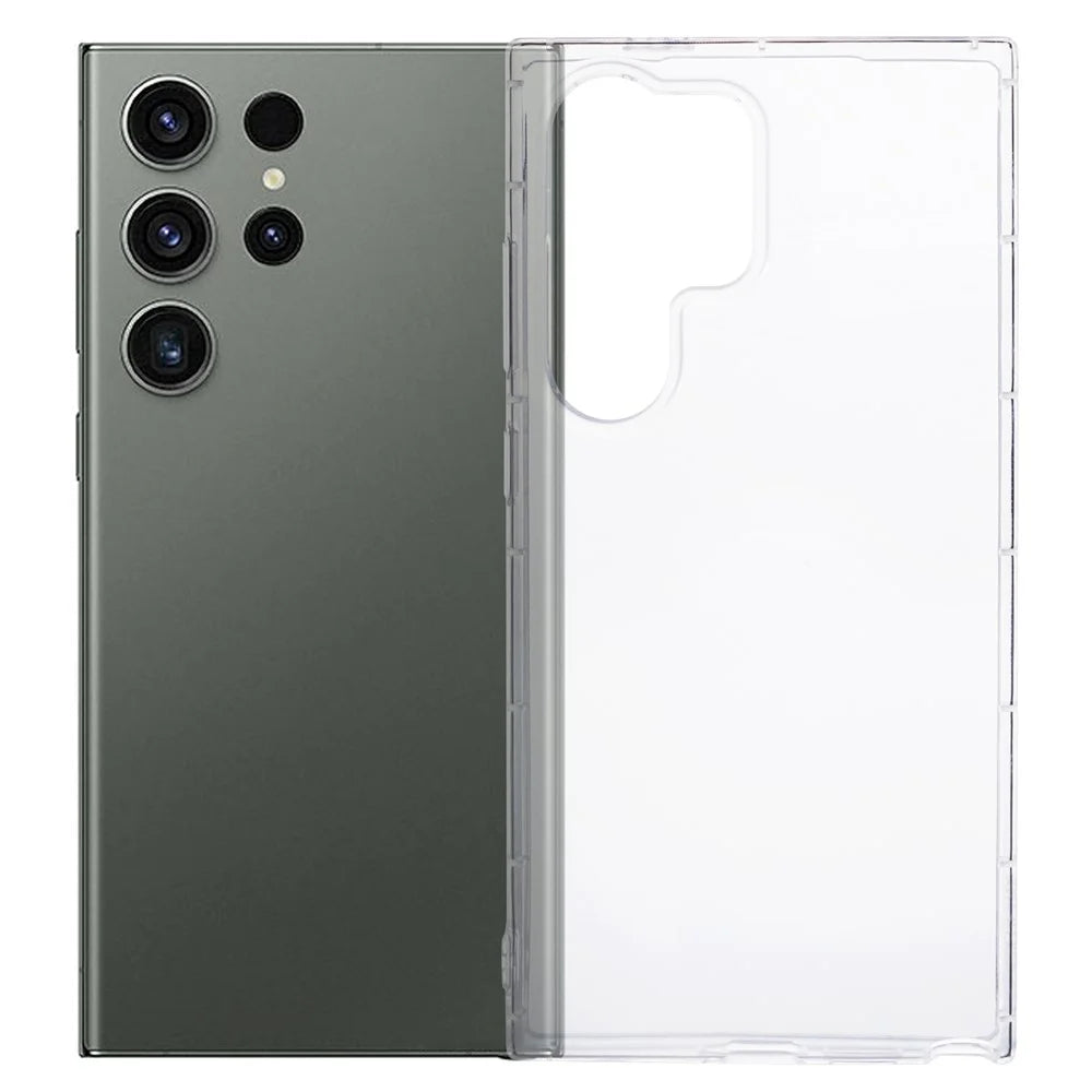 For Samsung Galaxy S24 Ultra TPU Case Airbag Protection Transparent Phone Cover - 1