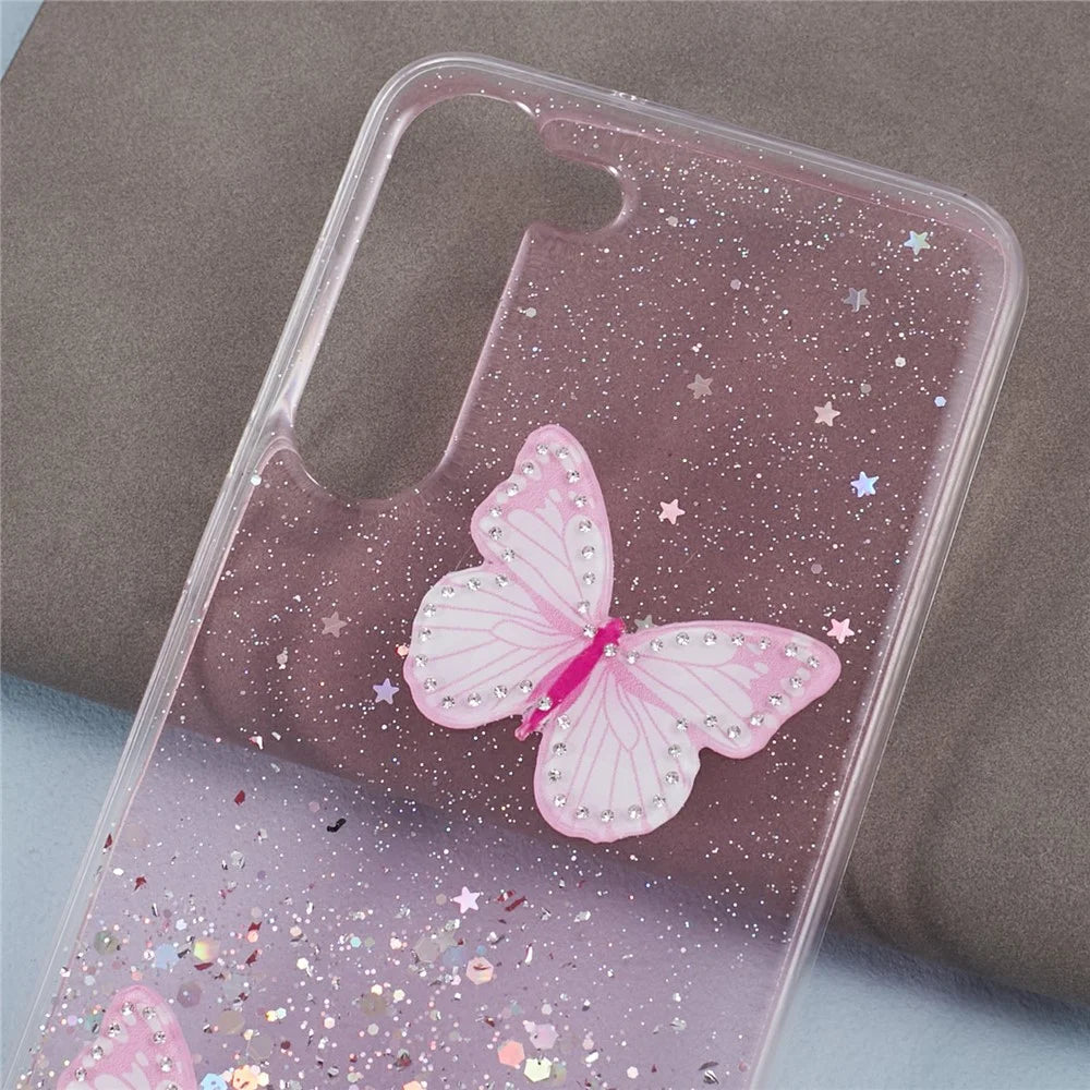 AW Series For Samsung Galaxy S24+ Case Big Rear Lens Hole TPU+PVC Protective Cover - Pink - 4