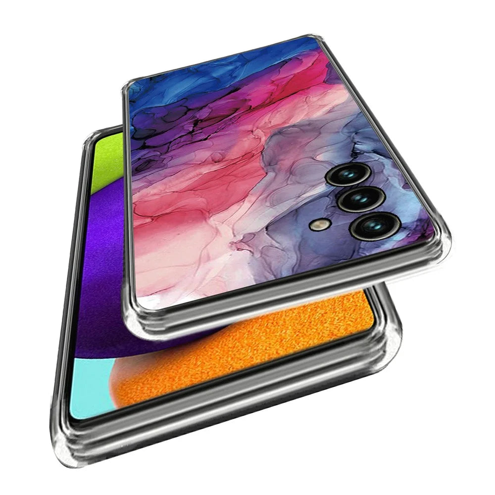 For Samsung Galaxy A35 5G Abstract Marble Case Shockproof TPU Phone Cover - Style I - 2