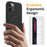 For iPhone 12 / 12 Pro Case Kickstand Phone Cover Compatible with MagSafe - Black - 2