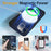 For iPhone 15 Pro Magnetic Case Ring Kickstand Anti-drop Phone Cover - Black - 3