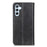 For Samsung Galaxy A35 5G Split Leather Wallet Case Full Body Protective Phone Cover - Black - 7