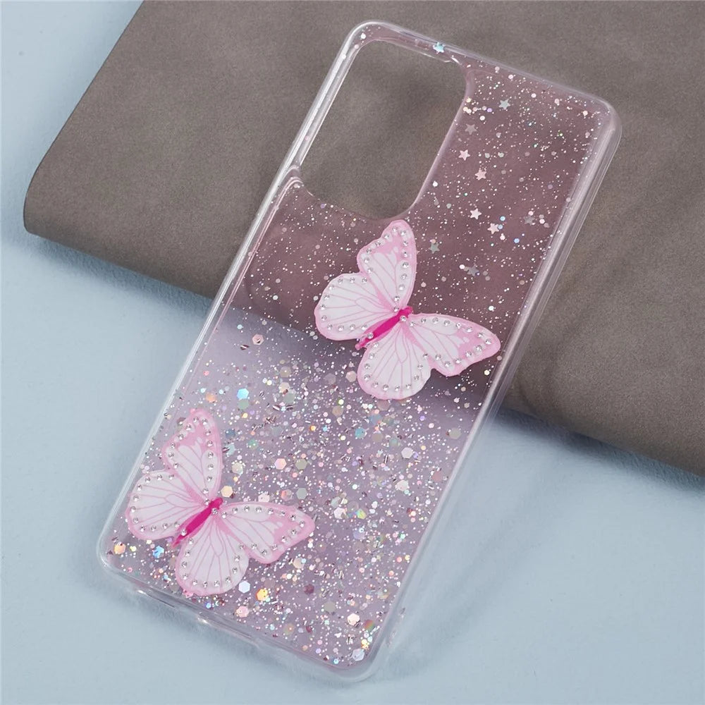 AW Series For Samsung Galaxy A53 5G Cell Phone Case TPU+PVC Shockproof Cover with Big Rear Lens Hole - Pink - 3