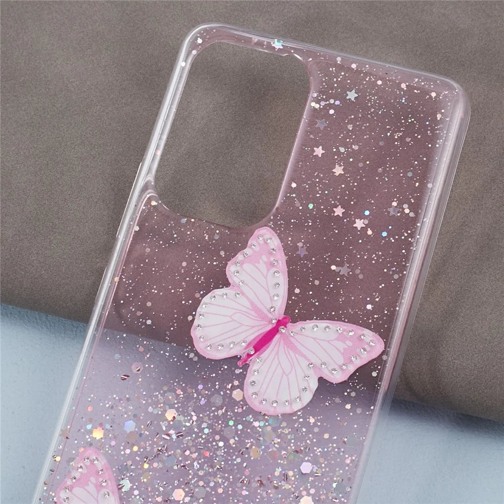 AW Series For Samsung Galaxy A53 5G Cell Phone Case TPU+PVC Shockproof Cover with Big Rear Lens Hole - Pink - 4